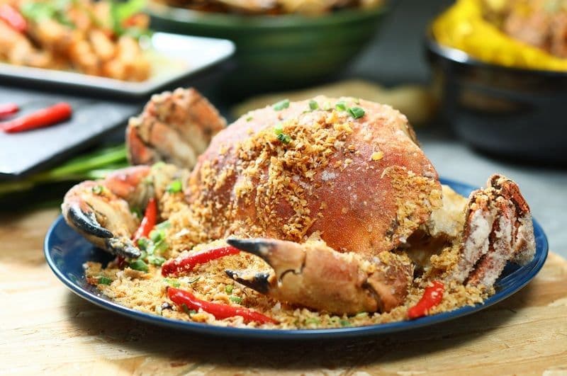 Café Marco Marco Polo Hongkong Hotel 馬哥孛羅香港酒店 - OKiBook Hong Kong Restaurant Booking 自助餐預訂香 - Stir Fried Crab with Garlic and Chilli 避風塘炒蟹JPG