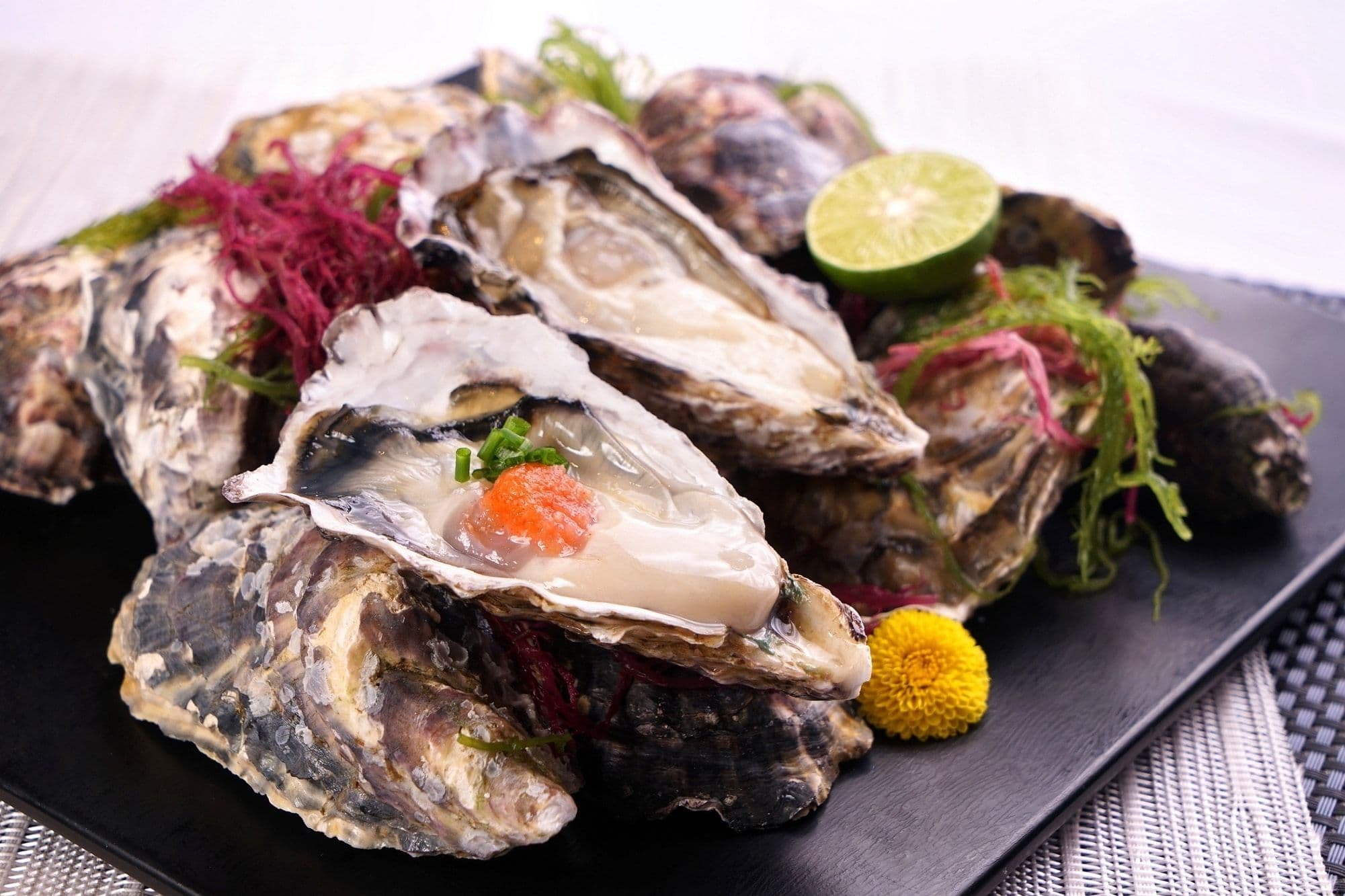 Harbour Restaurant The Harbourview 灣景廳 - 灣景國際 OKiBook Hong Kong and Macau Restaurant Buffet booking 餐廳和自助餐預訂香港和澳門 - French Special Jade Oyster and Japanese Murotsu Oyster法國生蠔及日本室津生蠔