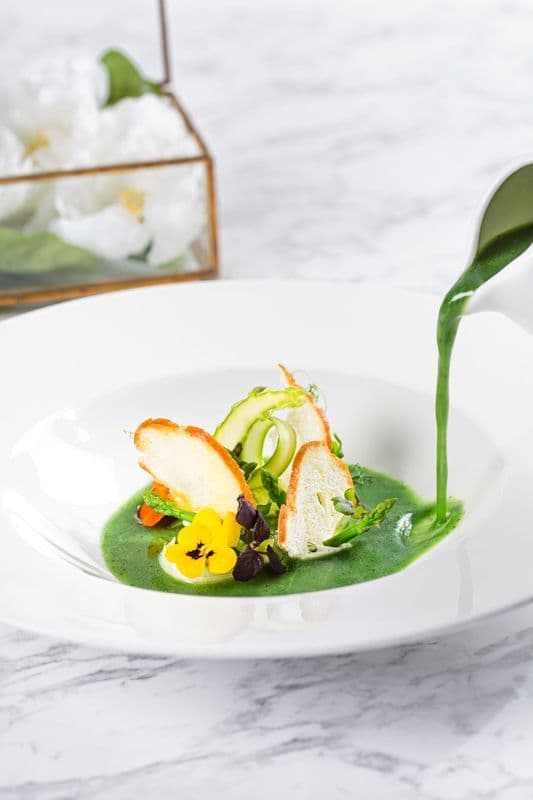 AVA Hotel Panorama - 隆堡麗景酒店 - Easter Menu - OKiBook Hong Kong Restaurant Buffet booking 自助餐預訂香港 - Green Asparagus Veloute