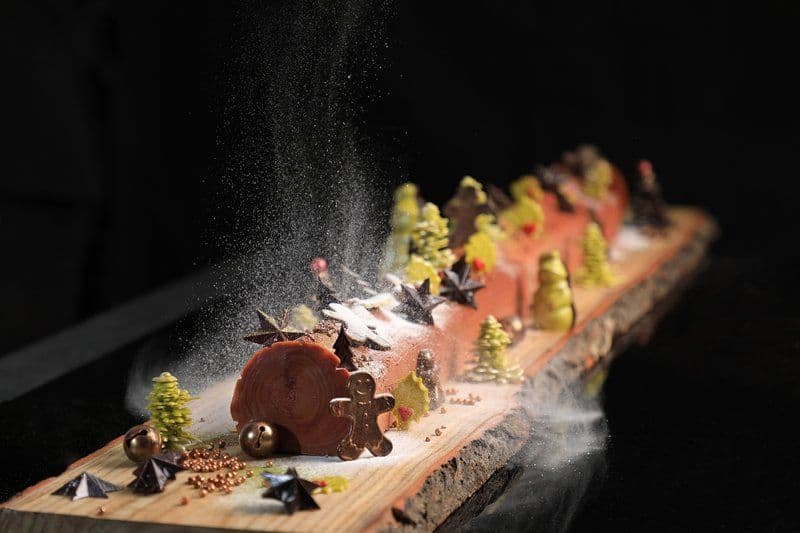 Yamm The Mira Hong Kong Xmas log cake 2017- OKiBoook Hong Kong Restaurant Booking