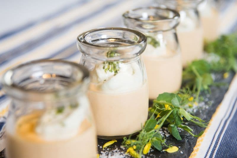Harbour Restaurant The Harbourview 灣景廳 - 灣景國際 OKiBook Hong Kong Restaurant Booking 自助餐預訂香港 - Rock Salt Sea Urchin Panna Cotta with Wasabi Foam_H_1