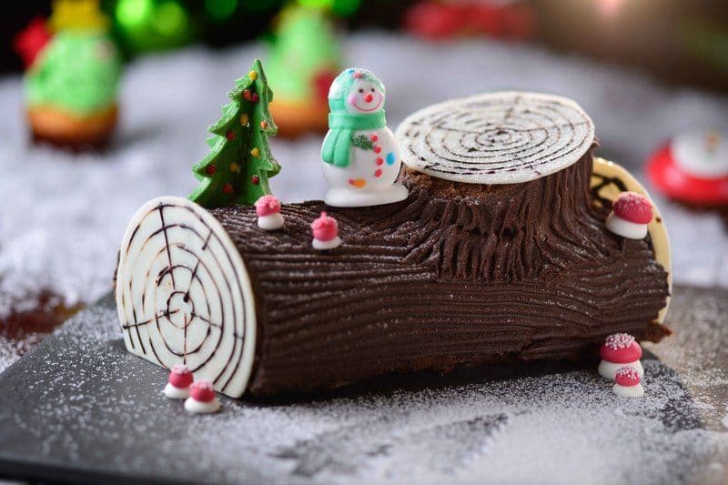 Prince Hotel add@Prince - 太子酒店 - OKiBook Hong Kong Restaurant Booking - Chocolate Yule log cake 聖誕樹頭蛋糕