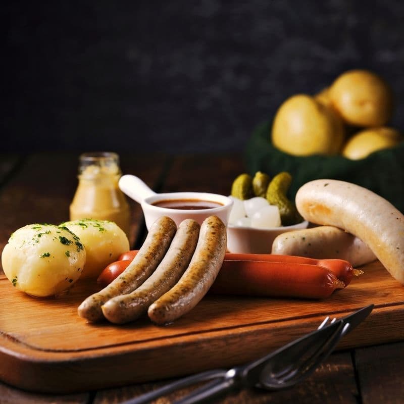 German Dishes - German Sausage Platter_small