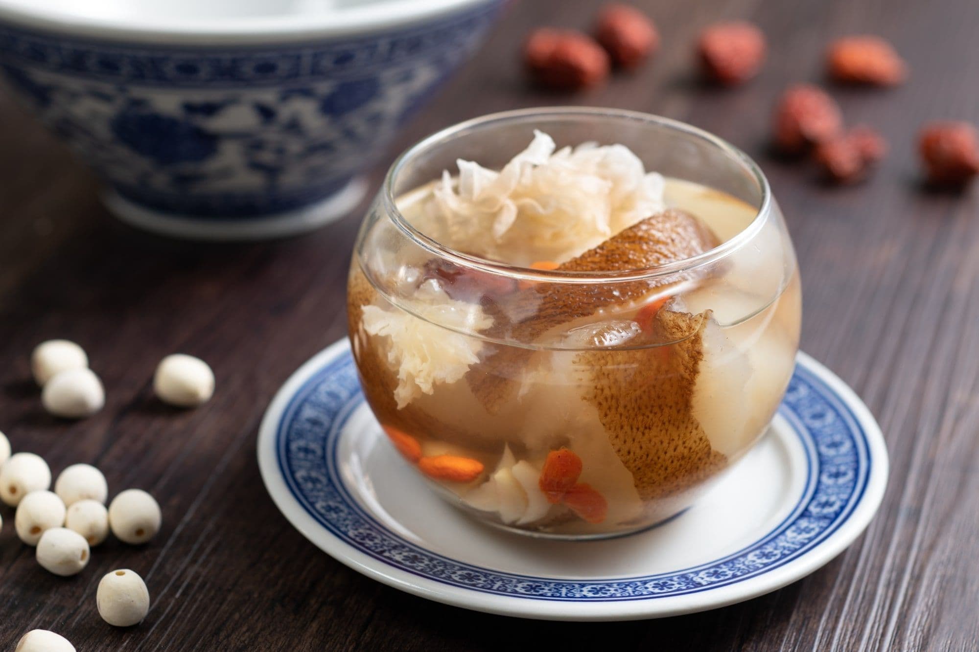 Cafe on the Park - Royal Pacific Hotel - 柏景餐廳 - 皇家太平洋酒店 OKiBook Hong Kong Restaurant Booking 自助餐預訂香 - Sweet Soup with Sea Cucumber and Six Delicacies 冰花海參燉六福糖水