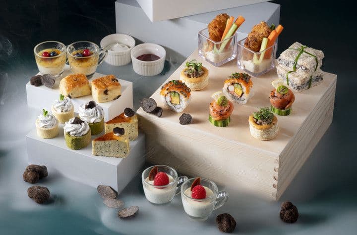 Black Truffle Diamond Afternoon Tea @Tiffany Lounge - Regal Hongkong Hotel