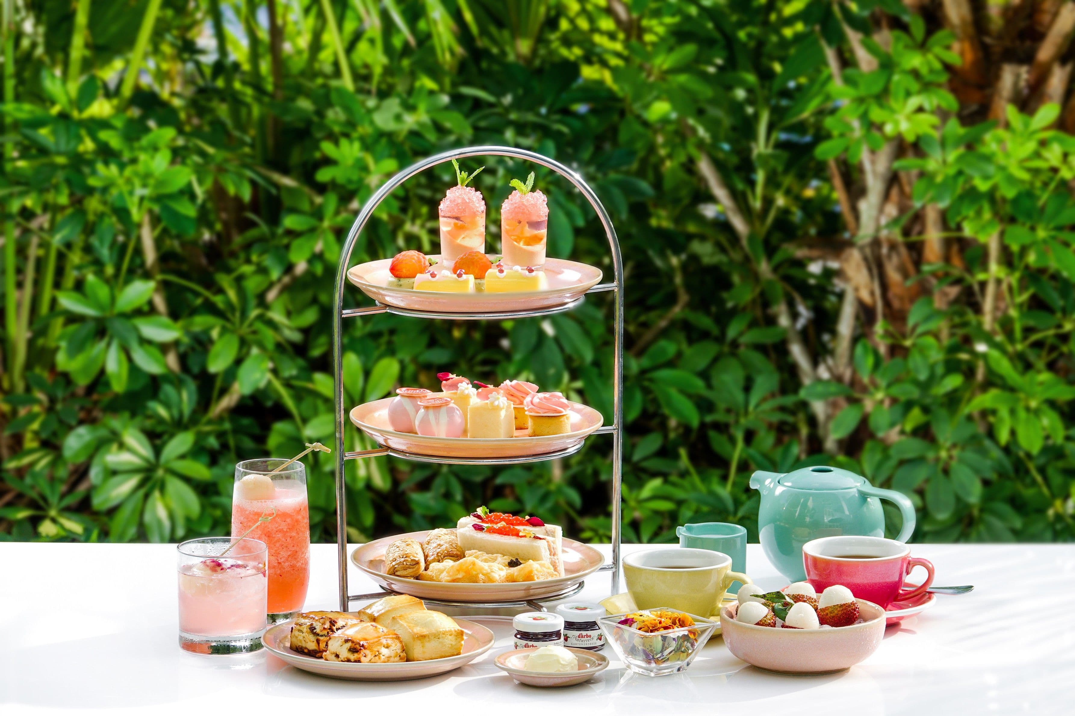 Lychee X Floral Afternoon Tea Set  @Cafe - Hyatt Regency Hong Kong, Sha Tin